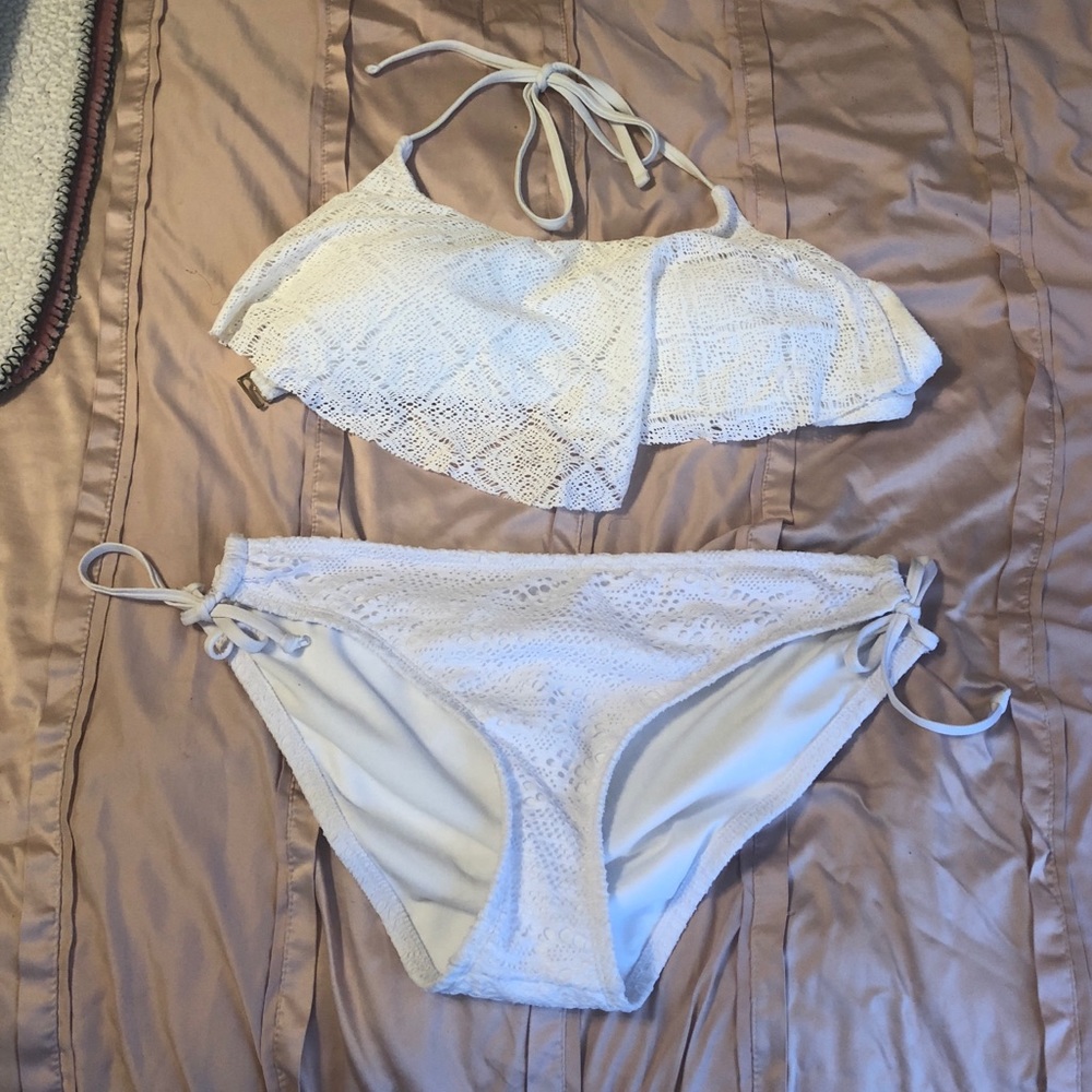 White bathing suit